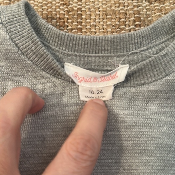 Ingrid & Isabel Babe Sweatshirt 18-24 Months - Picture 6 of 7